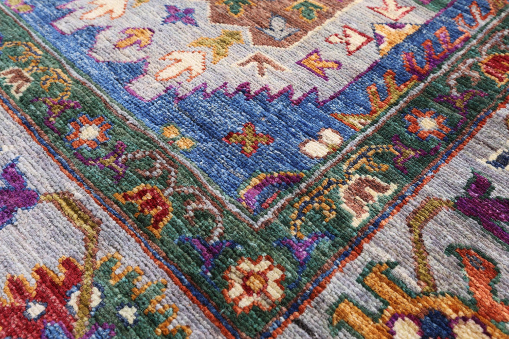 5' 6" X 8' 0" Fine Turkmen Hand Knotted Rug - Q12362