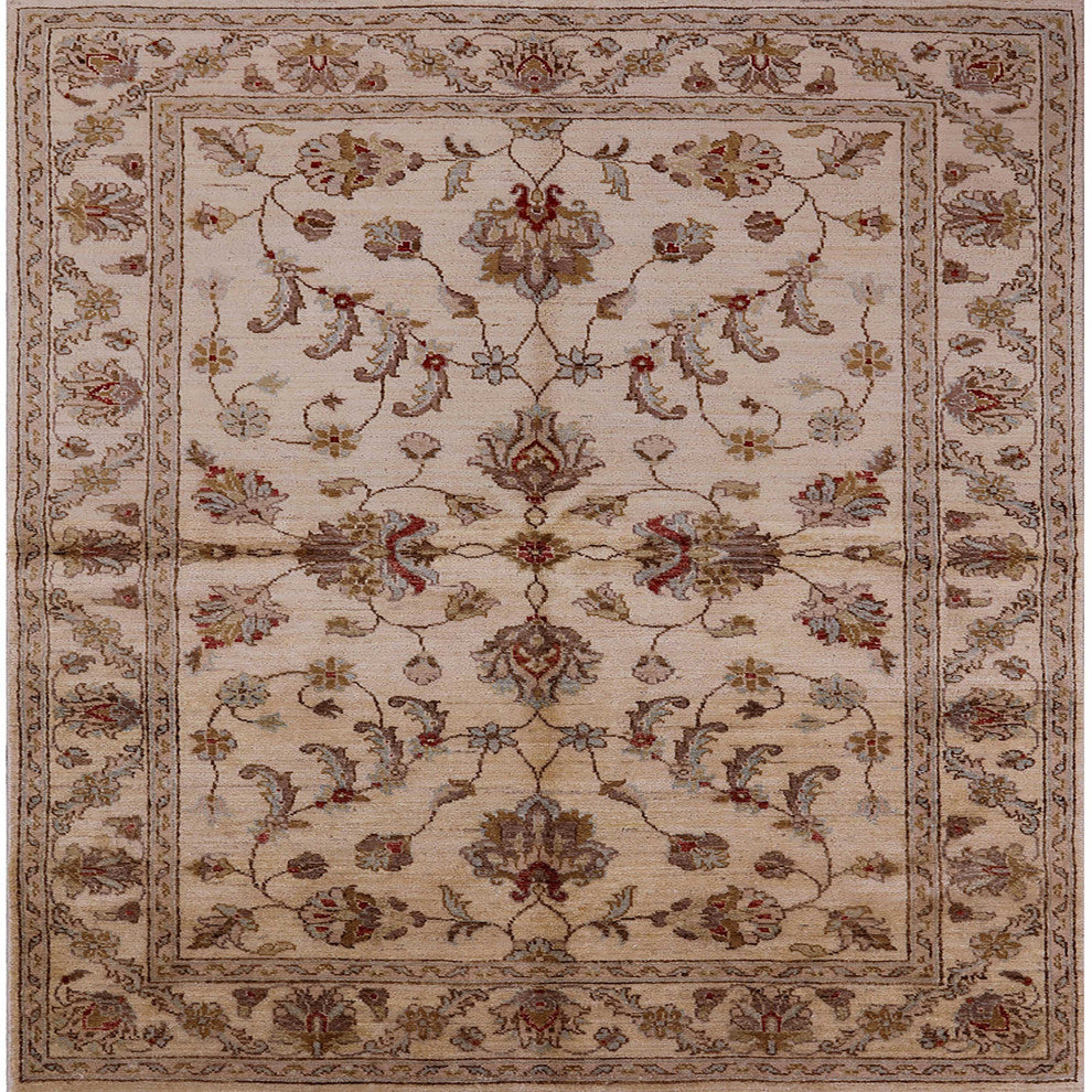 Ahgly Company Indoor Square Mid-Century Modern Area Rugs, 4' Square