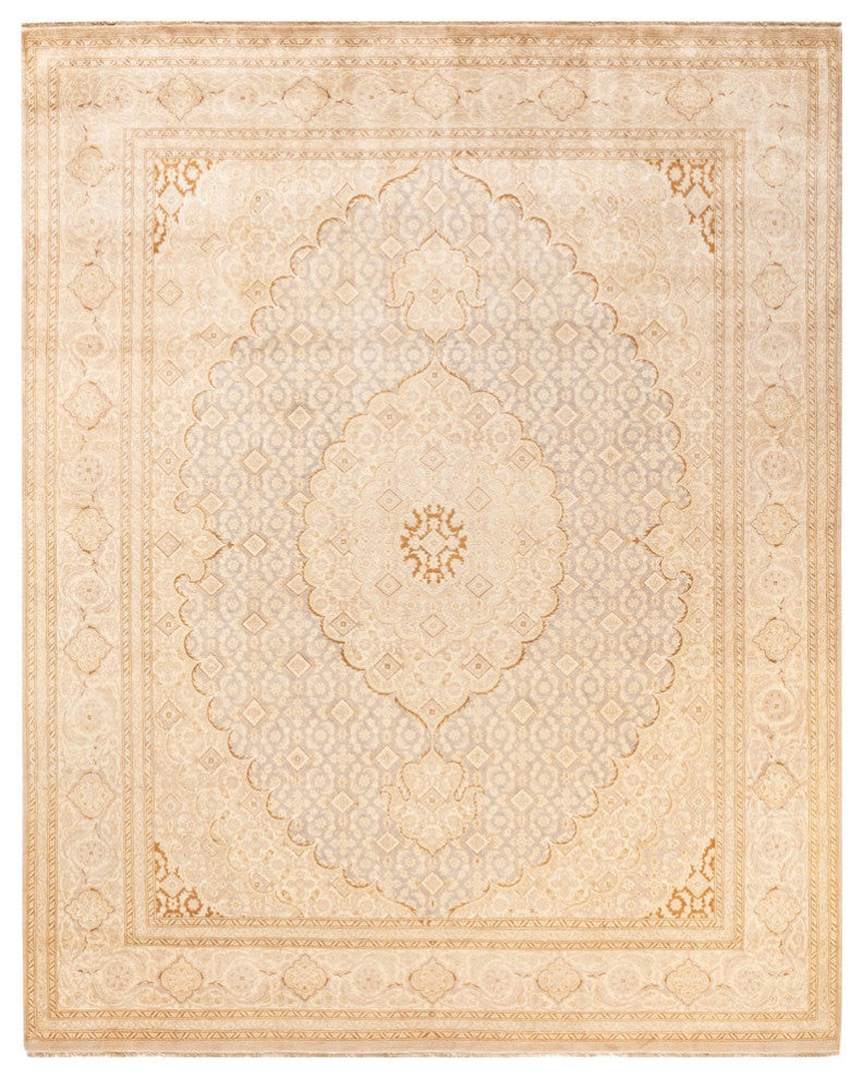 Mogul, One-of-a-Kind Hand-Knotted Area Rug Ivory, 8'0"x10'0"