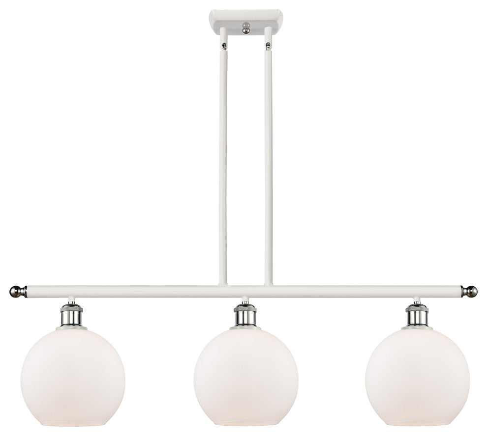Innovations Lighting 516-3I-WPC-G121-8 Athens 3 Light 36" Island Light