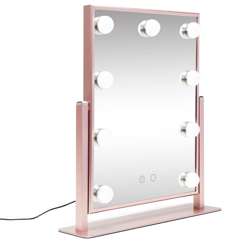 Hollywood Touch Duo-Tone LED Makeup Mirror with Touch Sensor Switch, Rose Gold