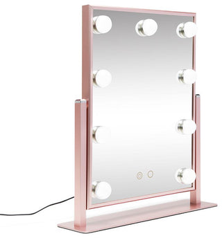 Hollywood Touch Duo-Tone LED Makeup Mirror with Touch Sensor Switch, Rose Gold