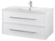 Milano Wall Hung Vanity, White, 36"