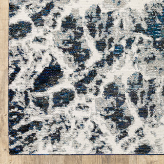 Elements Oceanic Abstract Blue/ Gray Area Rug, 8'6"x11'7"