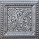 Silver 3D Ceiling Panels, 2'x2', 40 Sq Ft, Pack of 10