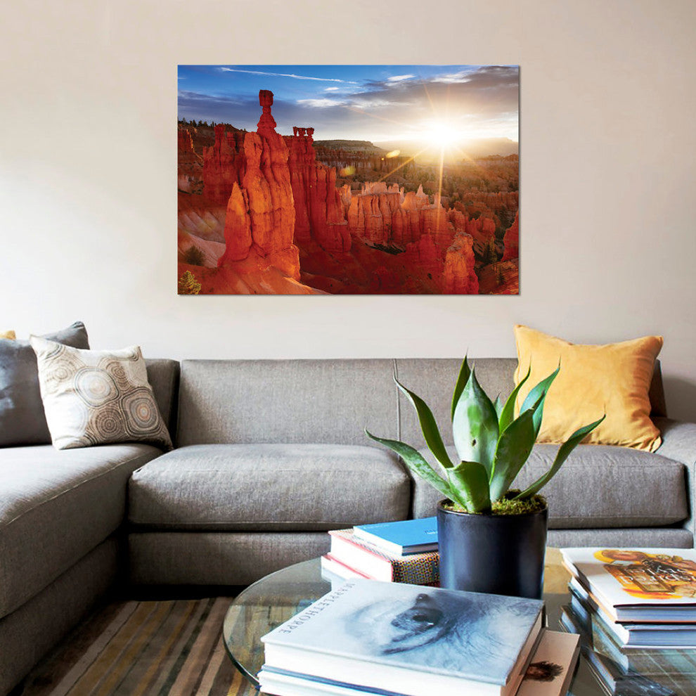 "Thor's Hammer, Bryce Canyon, Utah" Gallery Wrapped Canvas Art Print, 26x18x1.5