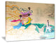"Classical Chinese" Painting Abstract Canvas Print, 40"x30"