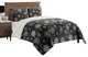 SnowFlakes 3 Piece Sherpa Comforter Set, Queen