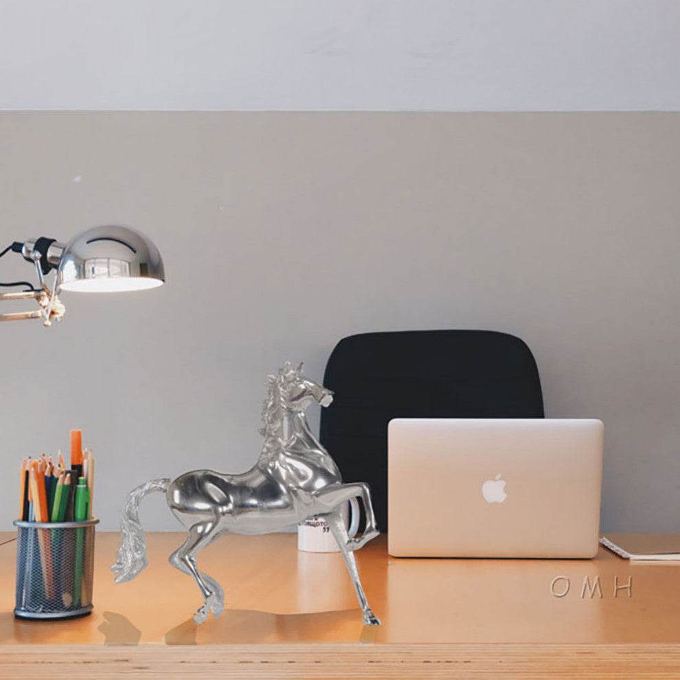 Horse Statue Aluminum Home Decor