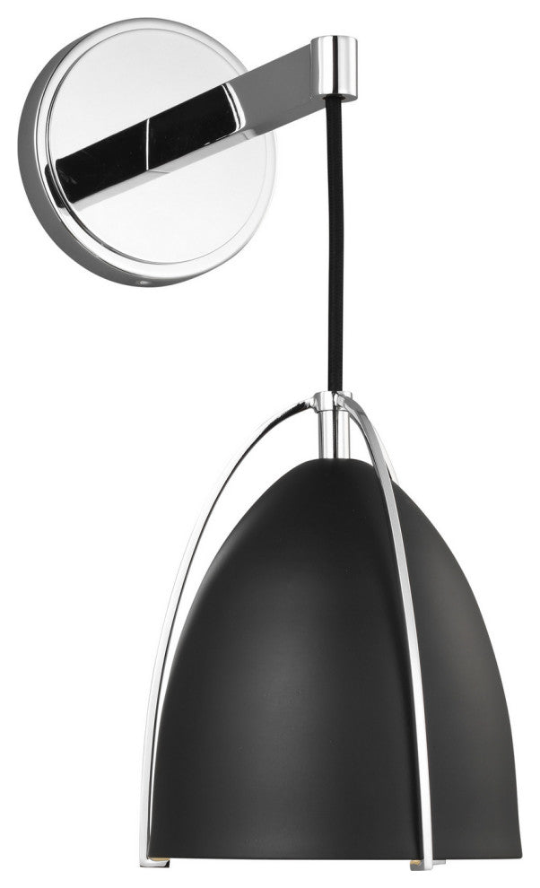 Norman 1-Light Wall / Bath Sconce, Chrome