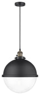 INNOVATIONS 201CSW-BAB-HFS-122-BK-LED 1-Light Pendant Matte Black
