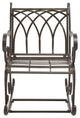 Safavieh Medrano Rocking Chair, Rustic Brown