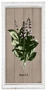 Basil Wrapped Canvas Botanical Kitchen Wall Art