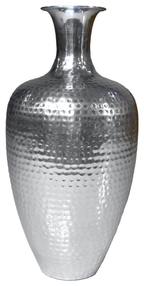 Handmade Aluminium Traditional Floor Flower vases For Indoor & Outdoor Use, Bronze Coated Color