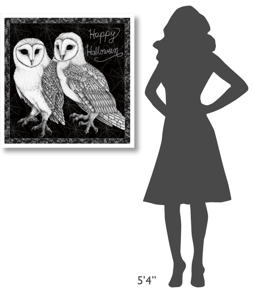 "Arsenic and Old Lace Happy Halloween" Paper Print by Elyse DeNeige, 32"x32"