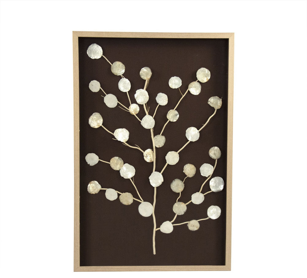 Abstract Mother of Pearl Tree Wall Art
