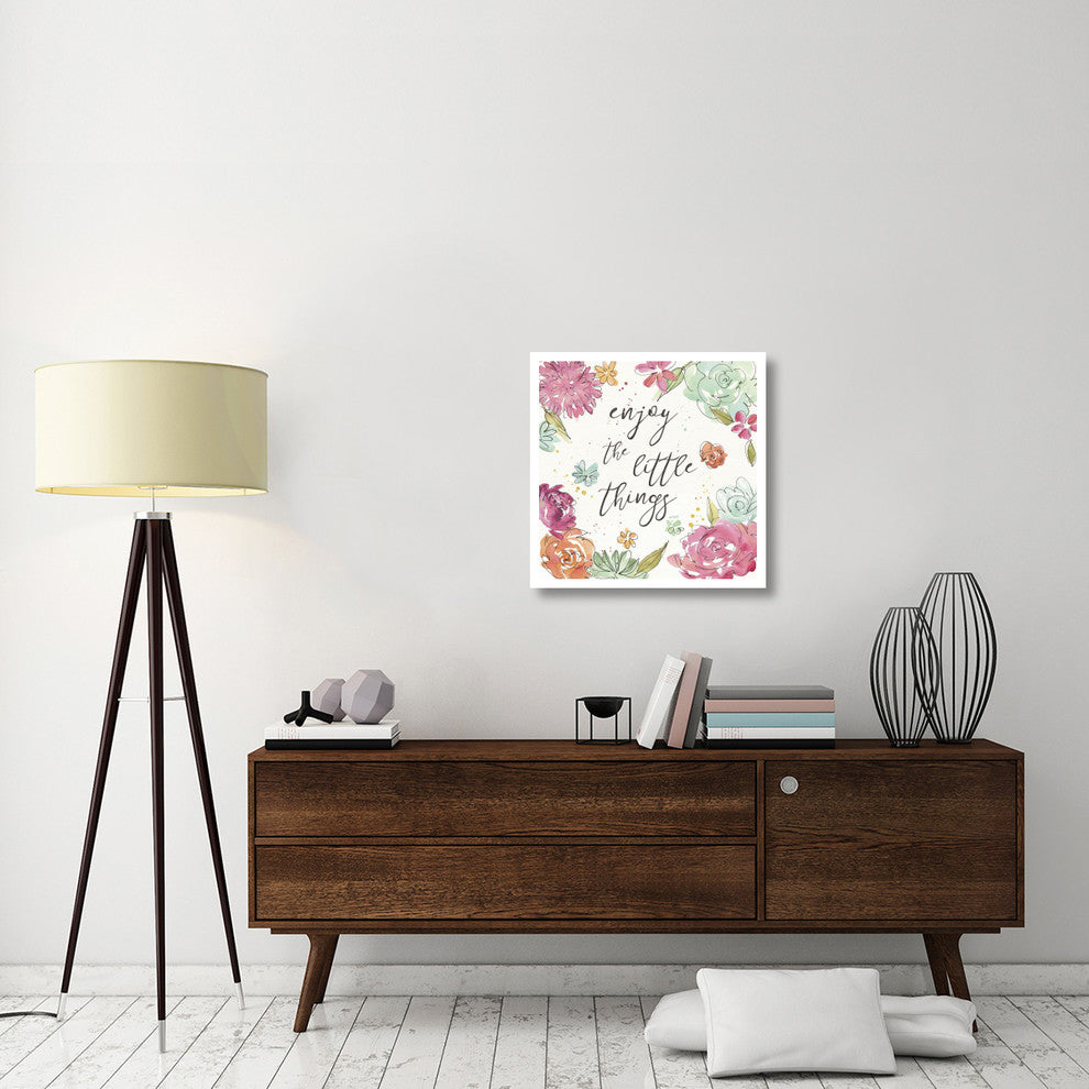 "Floral Fashion V" Digital Paper Print by Anne Tavoletti, 26"x26"