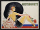 "Mistinguett" Framed Canvas Giclee by Zig, 38"x29"