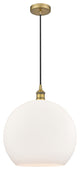 Innovations 616-1P-BB-G121-14 1-Light Pendant, Brushed Brass