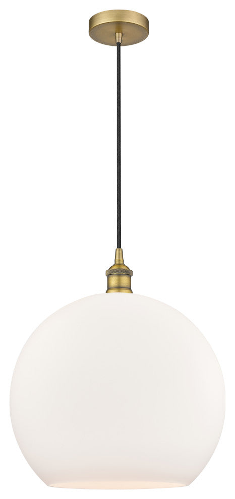 Innovations 616-1P-BB-G121-14 1-Light Pendant, Brushed Brass