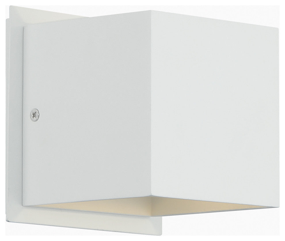 Louis Wall Sconce, White Matte