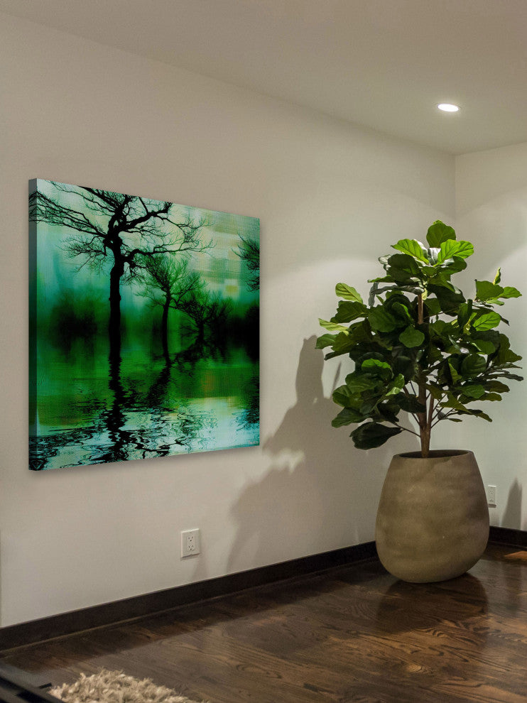 "Emerald Lake" Fine Art Canvas Print, 48"x48"