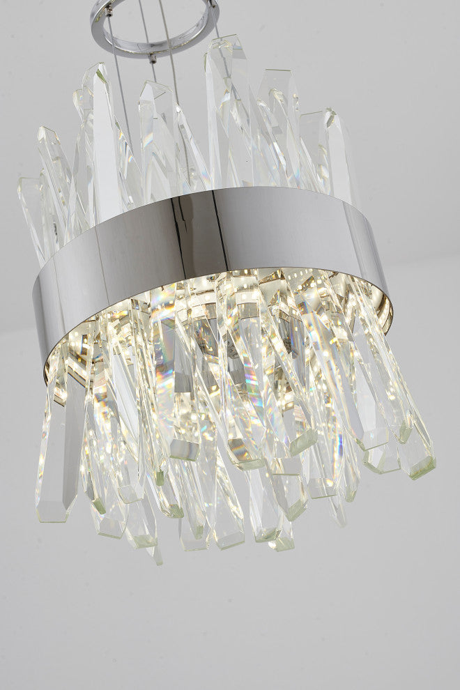 Bethel International LX61P10CH 1-Light LED Pendant, Chrome