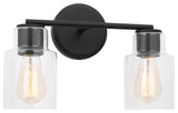Sayward 2 Light Bath, Midnight Black