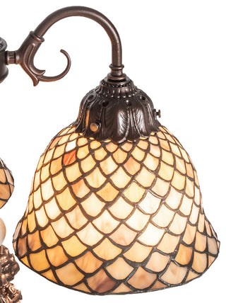 23 High Tiffany Fishscale 3 Light Table Lamp