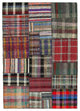 Rug N Carpet - Handmade Oriental 5' 9'' x 8' 2'' Unique Patchwork Kilim Rug