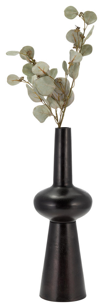Metal, 22"H Vintage Vase, Bronze