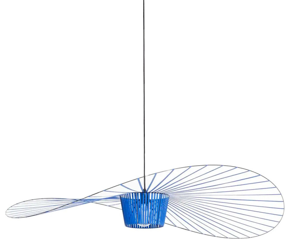 Lilly Pendant Lamp, Blue, 67" in Dia