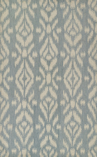 Momeni Leiden Hand Tufted Wool Light Blue Area Rug 9' X 12'