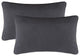A1HC Soft Velvet Throw Pillow Covers Only, Set of 2, Dark Grey, 12"x20"