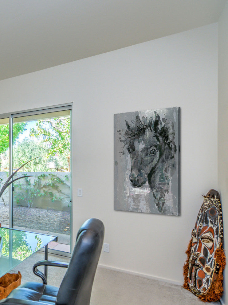 "Sweet Stare" Painting Print on Wrapped Canvas, 30"x45"