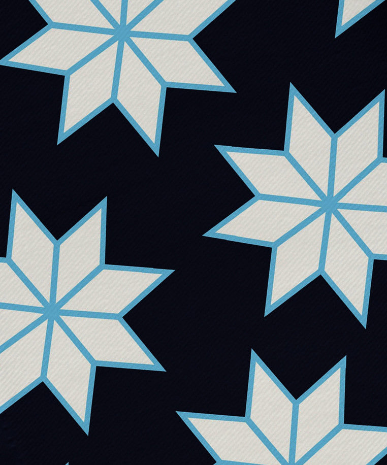 Decorative Holiday Napkin, Set of 4, Navy Blue