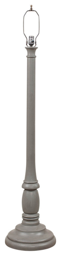 Irvins Country Tinware Brinton House Floor Lamp Base in Earl Gray