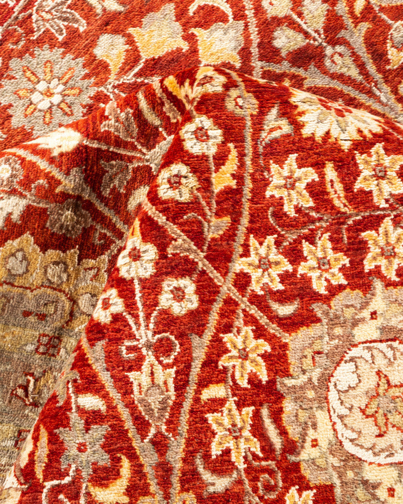 Mogul, One-of-a-Kind Hand-Knotted Area Rug Orange, 8'1"x10'3"