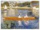 "The Seine at Asnieres" Digital Paper Print by Pierre-Auguste Renoir, 32"x25"