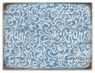 Decorative Pattern Wooden Block, 36 X 24