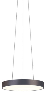 Sonneman 2740 Pi 16"W 1 Light LED Pendant - 3000K - Black Bronze