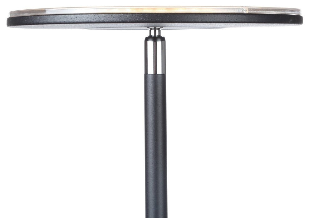 Brightech Sky Flux LED Torchiere Floor Lamp, Brushed Nickel