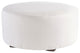 Round Cocktail Ottoman, Sand