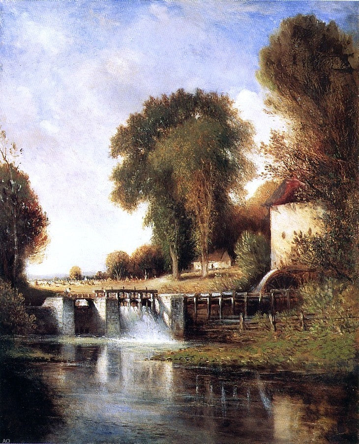 Gilbert Munger Cazenovia Old Mill, 20"x25" Wall Decal