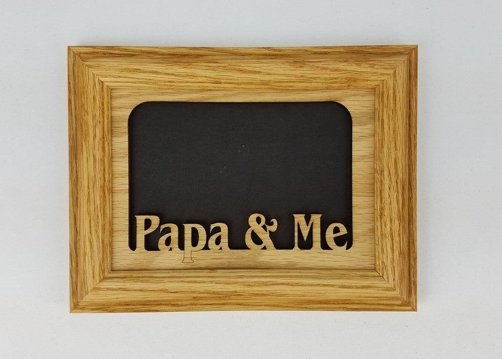Papa and Me Oak Picture Frame, 5"x7"