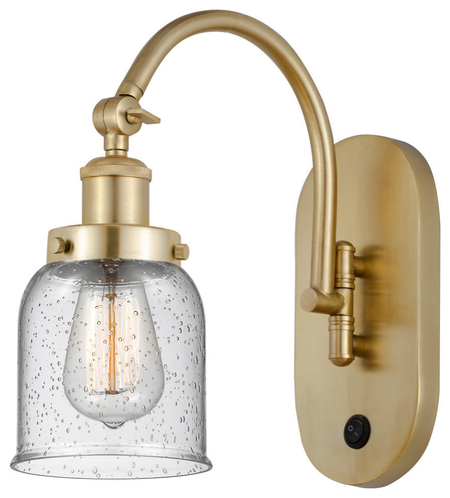 Bell Sconce, Satin Gold, Seedy, Seedy