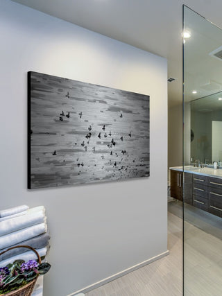 "Birds in Flight" Print on Brushed Aluminum, 60"x40"