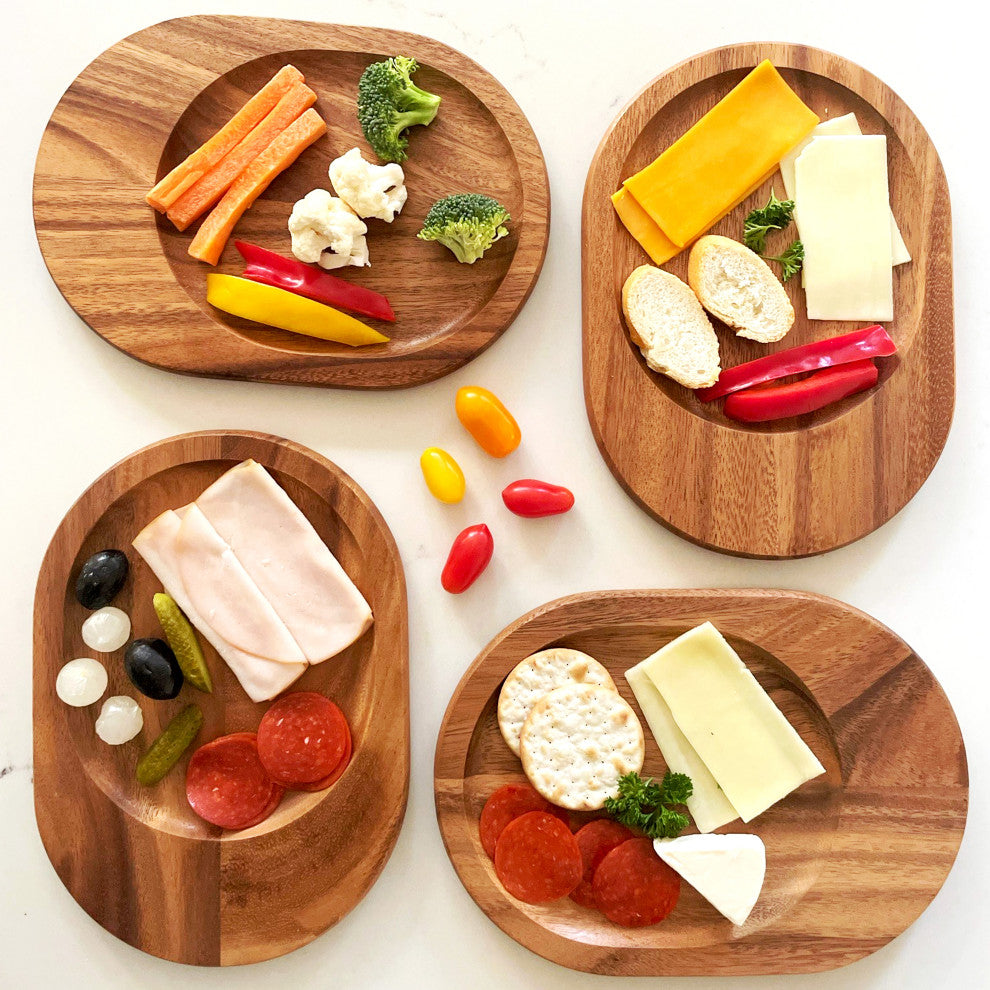 Individual Cocktail Serving Tray, Set of 4