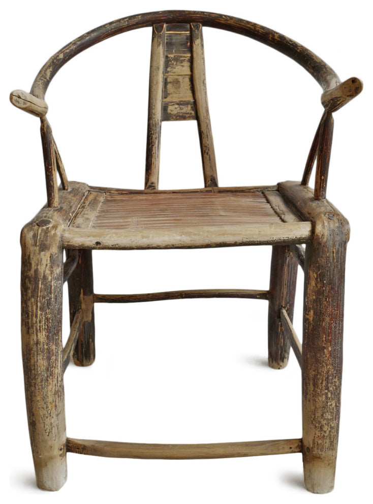 Consigned Horseshoe Back Village Chair