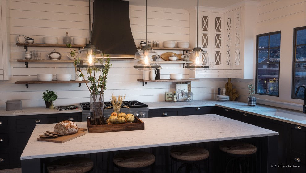 Luxury Industrial Pendant Light, Nottingham Series, Olde Bronze
